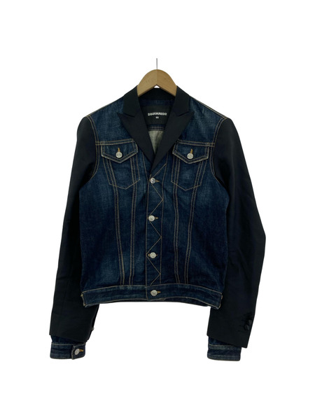 DSQUARED2 デニムジャケット ドッキングテーラードデニムジャケット