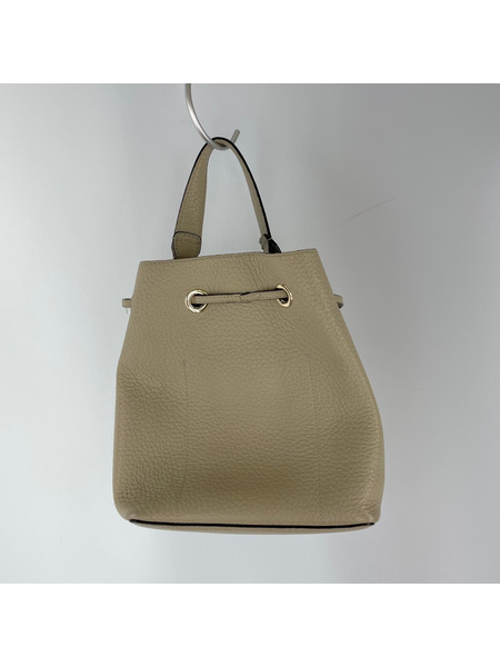FURLA ハンドバッグ 巾着ショルダーバッグ/ベージュ