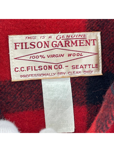 FILSON ジャケット マッキーノクルーザー 赤/黒