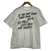 90s Y's 98AW メッセージTシャツ (-) ホワイト