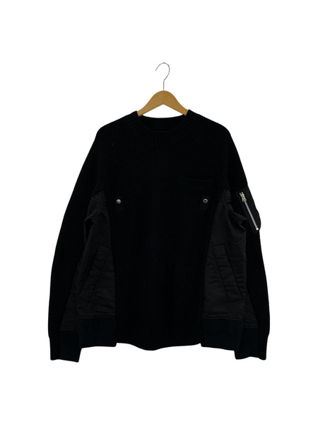 sacai MA-1 Wool Knit Pullover (3) SCM-031