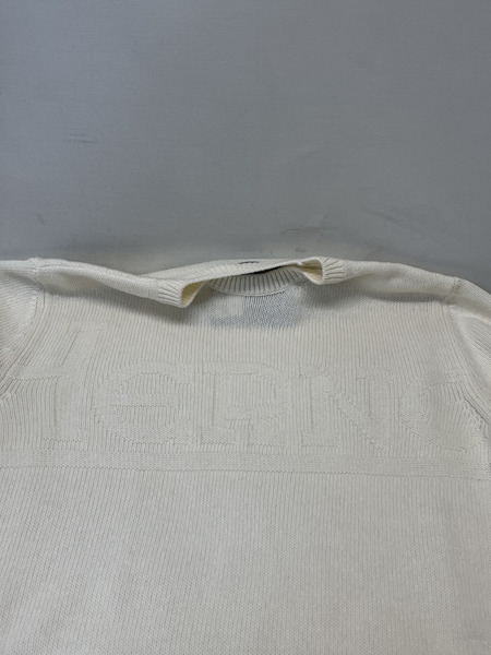 HERNO ロゴジャガードニット 46 アイボリー