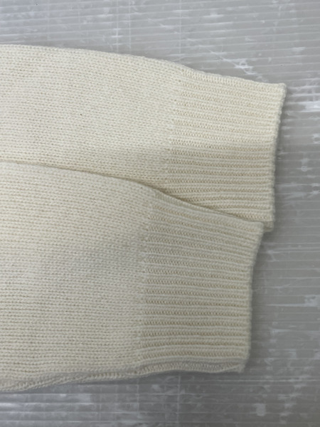 HERNO ロゴジャガードニット 46 アイボリー