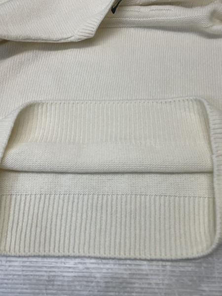 HERNO ロゴジャガードニット 46 アイボリー