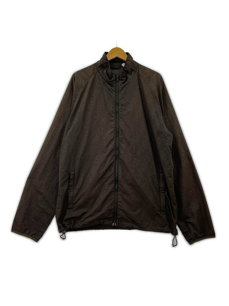 90s~ STUSSY GEAR シャドープリント ナイロンジャケット XL 茶