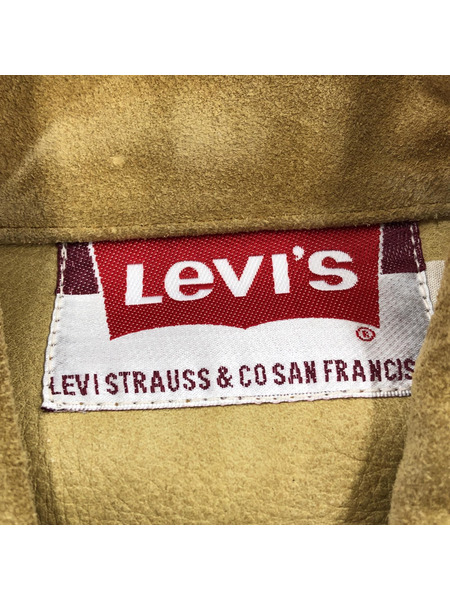 Levi's 71557-9564 スウェード トラッカージャケット S ベージュ