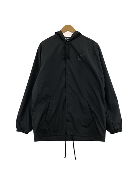 BLACK COMME des GARCONS×NIKE/NAYLON TAFFETA HOODIE JACKET/L