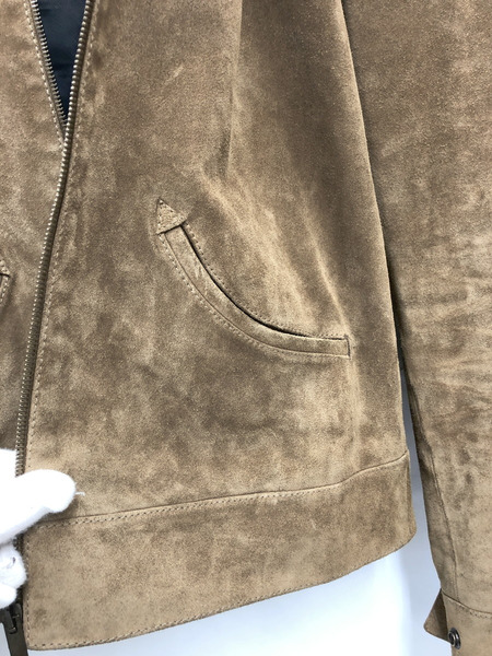 SAINT LAURENT PARIS 19SS ヴァカレロ スウェードレザーブルゾン