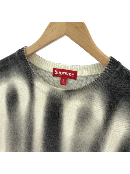 Supreme　Blurred Logo Sweater L