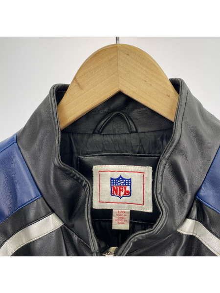 . レザージャケット NFL レザージャケット L