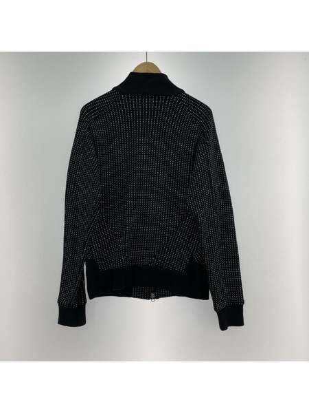 Y-3 ジャケット ドット柄 トラックジャケット 黒 (S)