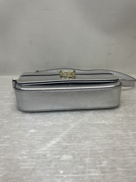 JIMMY CHOO AVENUE MINI ショルダーバッグ シルバー