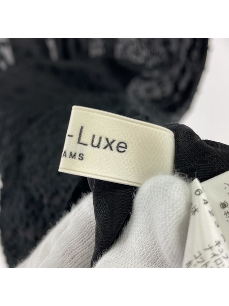 Demi-Luxe BEAMS 長袖ワンピース (36) 黒