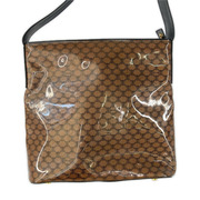 ショルダーバッグ CELINE エナメル マカダム ショルダーバッグ