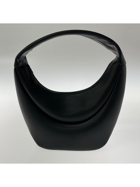 charles&keith ハンドバッグ レザーバッグ/BLK