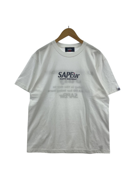 SAPeur S/S ロゴTEE (M) ホワイト[値下]