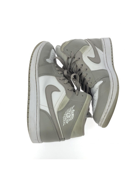 NIKE Air Jordan 1 Mid Linen 26.0cm