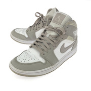 NIKE Air Jordan 1 Mid Linen 26.0cm