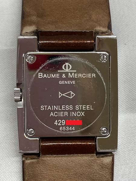 BAUME＆MERCIER/スクエアウォッチ/65344