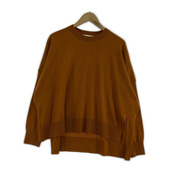 ENFOLD ニット・セーター ドロップショルダー オーバーニット 茶[値下]