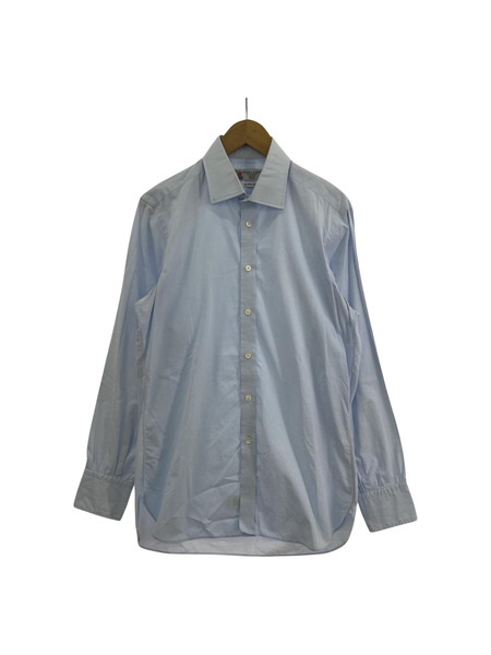 TURNBULL＆ASSER 英国製/CLASSIC120/ドレスシャツ/サックス 15 3/4[値下]