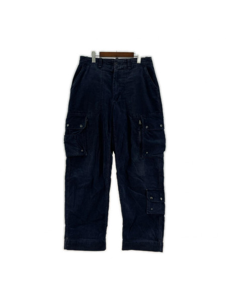 POLO RALPH LAUREN パンツ 90s コーデュロイ カーゴ (34) 紺