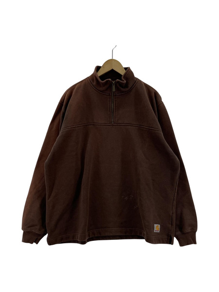 Carhartt　メキシコ製 ハーフジップスウェット L