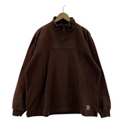 Carhartt　メキシコ製 ハーフジップスウェット L