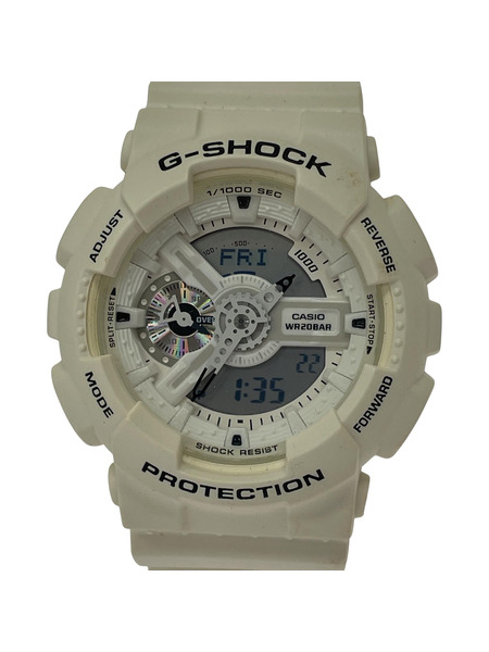 G-SHOCK GA-110MW デジタル ホワイト