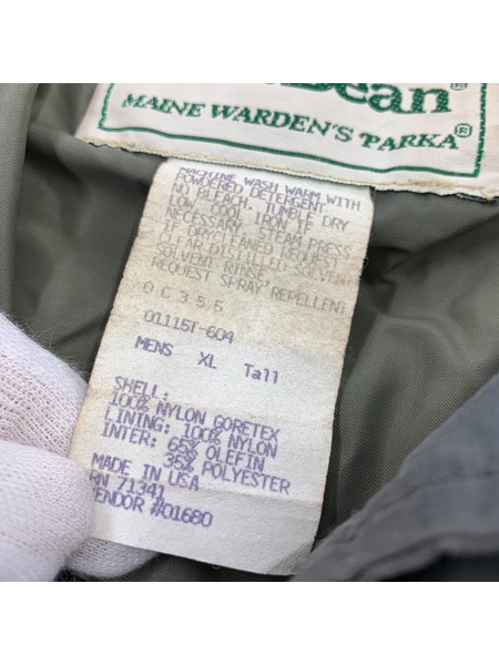 L.L.Bean MAINE WARDENS PARKA マウンテンパーカー 紺 XL