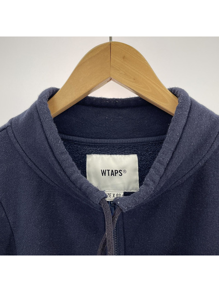 WTAPS　ハーフジップスウエット