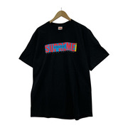 22SS/Supreme/All Over Tee/L/BLK