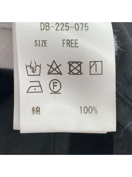 長袖Tシャツ・カットソー doux bleu 刺繍 ブラウス BLK