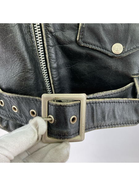 schott ライダース ダブルライダースジャケット (40) 黒[値下]