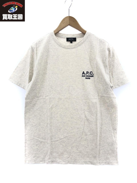 A.P.C. 24212-1-90141 RUE MADAME PARIS T アイボリー S