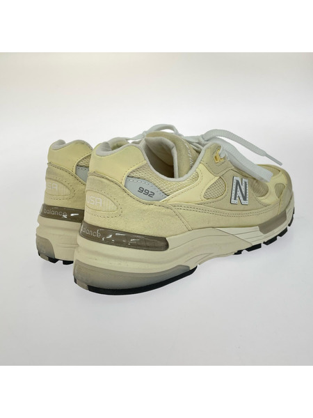 NEW BALANCE スニーカー TEDDY SANTIS USA製 U992MC (25.5cm) クリーム[値下]