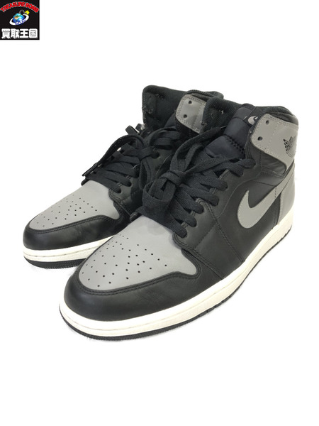 NIKE/AIR JORDAN 1 RETRO HIGH OG /SHADOW/28.5cm/555088-014/黒