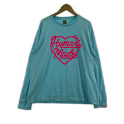 HUMAN MADE 23AW HEART L/S T-SHIRT LIGHTBLUE XL 水色
