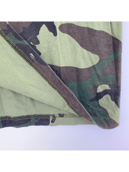 STUSSY カモ柄Tシャツ オリーブ (M)
