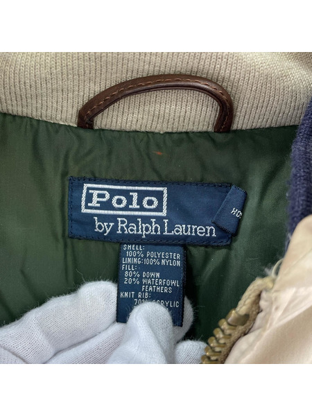 POLO RALPH LAUREN ダウンジャケット M ベージュ