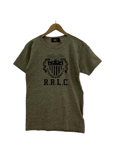 RRL S/S カットソー エンブレム /グレー[値下]