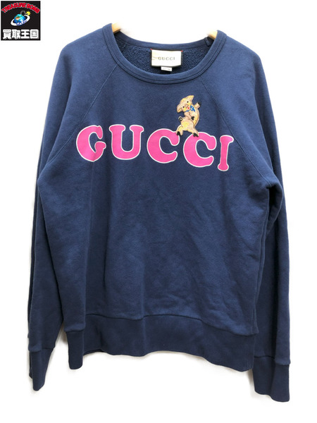 GUCCI/18AW/アニマルパッチロゴスウェット/[値下]