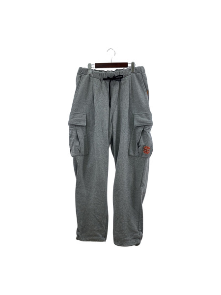 SEE SEE CARGO SWEATPANT グレー SIZE:L