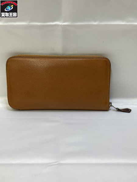 HERMES エルメス アザップ ロングシルクイン レザー 長財布 サイフ