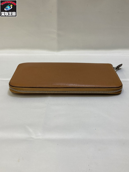 HERMES エルメス アザップ ロングシルクイン レザー 長財布 サイフ