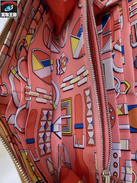 HERMES エルメス アザップ ロングシルクイン レザー 長財布 サイフ