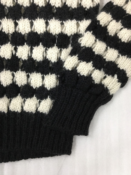 メンズラグ衣料 SAINT LAURENT 18AW アルパカ混モヘアニット (L)