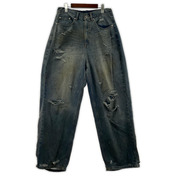 デニム・ジーンズ FR(13)NDS HDK ダメージ ワイド デニム