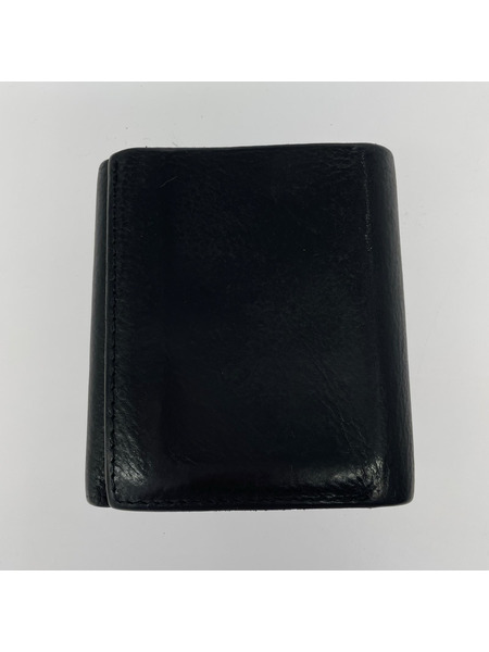 Hender Scheme コンパクトウォレット Trifold Wallet レザー 黒