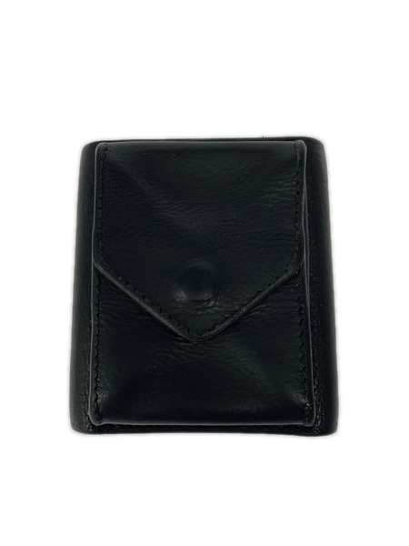 Hender Scheme コンパクトウォレット Trifold Wallet レザー 黒